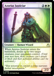 Azorius Justiciar\nRavnica Remastered\nSingle\nMagic The Gathering