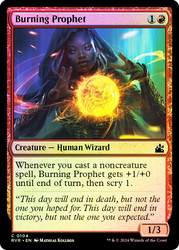 Burning Prophet\nRavnica Remastered\nSingle\nMagic The Gathering