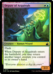 Deputy of Acquittals\nRavnica Remastered\nSingle\nMagic The Gathering