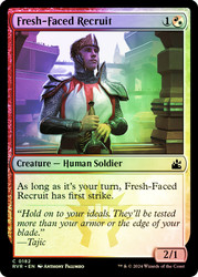 Fresh-Faced Recruit\nRavnica Remastered\nSingle\nMagic The Gathering
