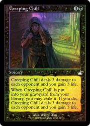 Creeping Chill (Retro Frame)\nRavnica Remastered - Retro Frame\nSingle\nMagic The Gathering