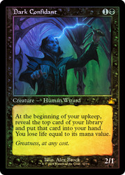 Dark Confidant (Retro Frame)\nRavnica Remastered - Retro Frame\nSingle\nMagic The Gathering