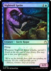 Nightveil Sprite\nRavnica Remastered\nSingle\nMagic The Gathering