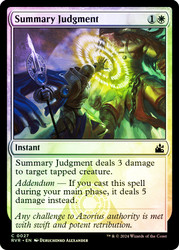 Summary Judgment\nRavnica Remastered\nSingle\nMagic The Gathering