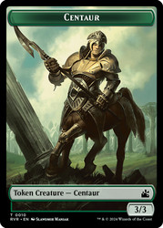 {Centaur Token}\nRavnica Remastered\nSingle\nMagic The Gathering