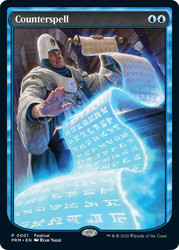 Counterspell (Festival) (Full Art)\nPromo: General\nSingle\nMagic The Gathering
