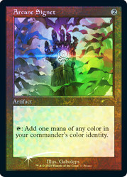 Arcane Signet (Play Draft) (Retro Frame)\nPromo: General\nSingle\nMagic The Gathering