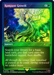 Rampant Growth (Release) (Foil Etched)\nPromo: General\nSingle\nMagic The Gathering