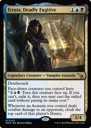 Etrata, Deadly Fugitive\nMurders at Karlov Manor\nSingle\nMagic The Gathering