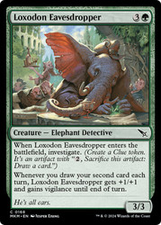 Loxodon Eavesdropper\nMurders at Karlov Manor\nSingle\nMagic The Gathering