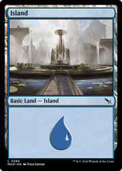 Island (#280)\nMurders at Karlov Manor\nSingle\nMagic The Gathering