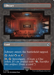Library (Borderless)\nRavnica: Clue Edition\nSingle\nMagic The Gathering