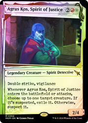 Agrus Kos, Spirit of Justice (Showcase)\nMurders at Karlov Manor - Variants\nSingle\nMagic The Gathering
