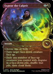 Expose the Culprit (Showcase)\nMurders at Karlov Manor - Variants\nSingle\nMagic The Gathering