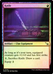 Knife\nMurders at Karlov Manor\nSingle\nMagic The Gathering