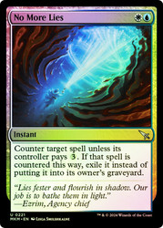 No More Lies\nMurders at Karlov Manor\nSingle\nMagic The Gathering