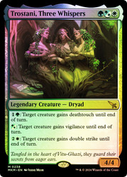 Trostani, Three Whispers\nMurders at Karlov Manor\nSingle\nMagic The Gathering