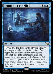 Intrude on the Mind\nMurders at Karlov Manor\nSingle\nMagic The Gathering