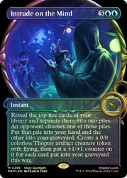 Intrude on the Mind (Showcase)\nMurders at Karlov Manor - Variants\nSingle\nMagic The Gathering