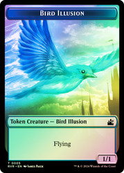 {Bird Illusion Token} // {Spirit Token} (Black/White)
Ravnica Remastered
Single
Magic: The Gathering