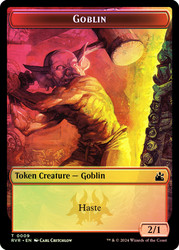 {Goblin Token} (2/1) // {Saproling Token}\nRavnica Remastered\nSingle\nMagic The Gathering