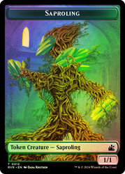 {Saproling Token} // {Wurm Token}\nRavnica Remastered\nSingle\nMagic The Gathering