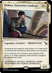 Delney, Streetwise Lookout (Showcase)\nMurders at Karlov Manor - Variants\nSingle\nMagic The Gathering