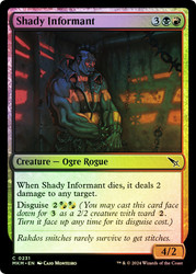 Shady Informant\nMurders at Karlov Manor\nSingle\nMagic The Gathering