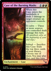 Case of the Burning Masks\nMurders at Karlov Manor\nSingle\nMagic The Gathering