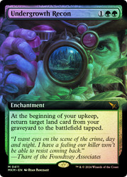 Undergrowth Recon (Extended Art)\nMurders at Karlov Manor - Variants\nSingle\nMagic The Gathering