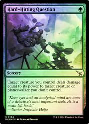 Hard-Hitting Question\nMurders at Karlov Manor\nSingle\nMagic The Gathering