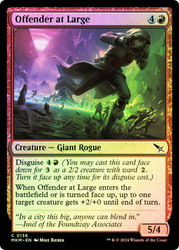 Offender at Large\nMurders at Karlov Manor\nSingle\nMagic The Gathering