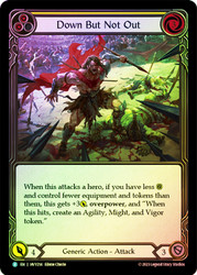 Down But Not Out Yellow