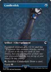 Candlestick (Borderless)\nRavnica: Clue Edition\nSingle\nMagic The Gathering