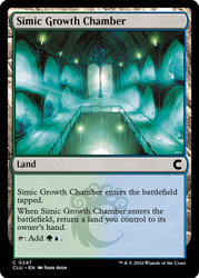 Simic Growth Chamber\nRavnica: Clue Edition\nSingle\nMagic The Gathering
