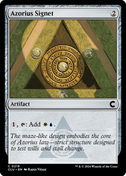 Azorius Signet\nRavnica: Clue Edition\nSingle\nMagic The Gathering
