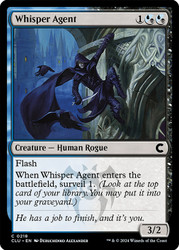Whisper Agent\nRavnica: Clue Edition\nSingle\nMagic The Gathering