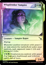 Wispdrinker Vampire (Showcase)\nMurders at Karlov Manor - Variants\nSingle\nMagic The Gathering