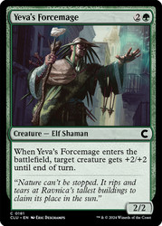 Yeva's Forcemage\nRavnica: Clue Edition\nSingle\nMagic The Gathering