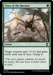 Vines of the Recluse\nRavnica: Clue Edition\nSingle\nMagic The Gathering