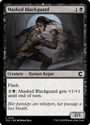 Masked Blackguard\nRavnica: Clue Edition\nSingle\nMagic The Gathering