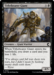 Tithebearer Giant\nRavnica: Clue Edition\nSingle\nMagic The Gathering