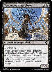 Venomous Hierophant\nRavnica: Clue Edition\nSingle\nMagic The Gathering