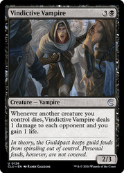 Vindictive Vampire\nRavnica: Clue Edition\nSingle\nMagic The Gathering