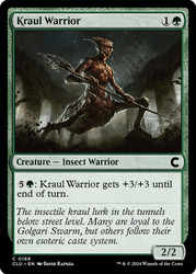 Kraul Warrior\nRavnica: Clue Edition\nSingle\nMagic The Gathering
