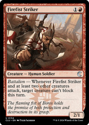 Firefist Striker\nRavnica: Clue Edition\nSingle\nMagic The Gathering