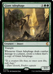Giant Adephage\nRavnica: Clue Edition\nSingle\nMagic The Gathering