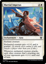 Martial Impetus\nMurders at Karlov Manor Commander\nSingle\nMagic The Gathering