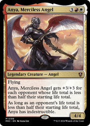 Anya, Merciless Angel\nMurders at Karlov Manor Commander\nSingle\nMagic The Gathering