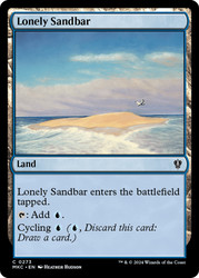 Lonely Sandbar\nMurders at Karlov Manor Commander\nSingle\nMagic The Gathering